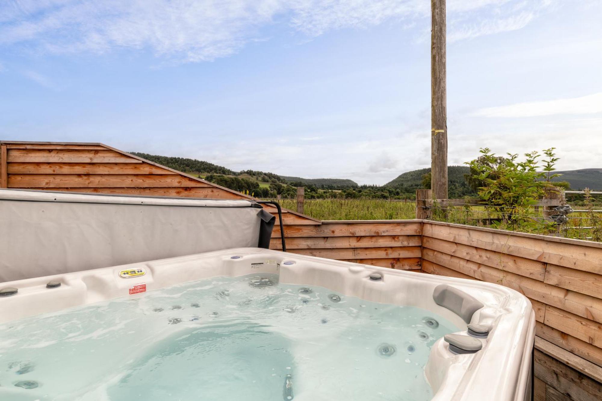 Alba - Charming Boutique Forest View Cabin With Hot Tub In Ballater Ngoại thất bức ảnh